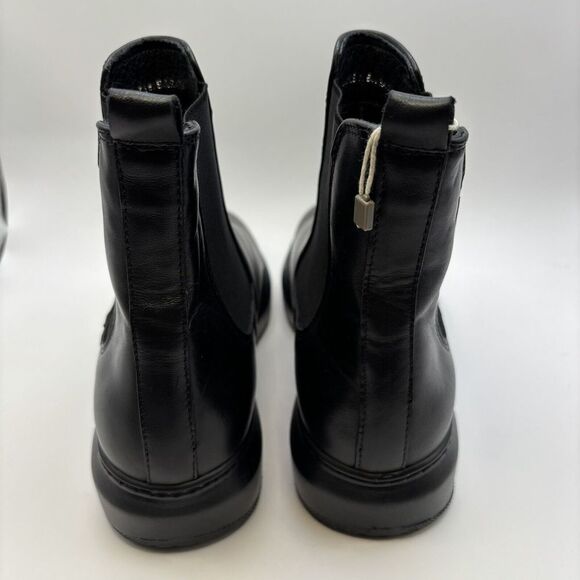 CAFENOIR Women Black Leather Ankle Boots EUR 40 UK 6.5 US 9 $270 MSRP - Picture 3 of 10